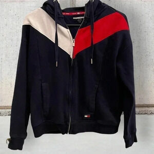 Tommy Hilfiger Full Zip Hooded Sweatshirt Sz Small/Petite